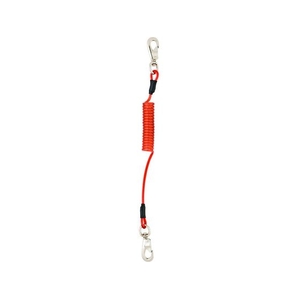 オーエッチ工業 OH/落下防止用セーフティコードステンレスワイヤー入 WLL5Kg レッド レッド FC761FT-3958876-イメージ1