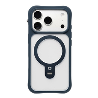 Ｈａｍｅｅ iPhone18 Pro/17 Pro用 MAGSYNQ ｽﾀﾝﾄﾞｹｰｽ IFACE LEANY ネイビー 41-193550