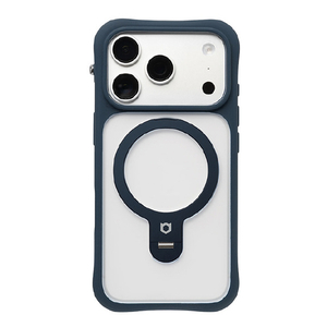 Ｈａｍｅｅ iPhone18 Pro/17 Pro用 MAGSYNQ ｽﾀﾝﾄﾞｹｰｽ IFACE LEANY ネイビー 41-193550-イメージ1