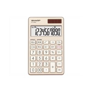 シャープ カラー・デザイン電卓 プレミアムモデル(手帳タイプ) シャンパンゴールド ELVW31NX シャープ カラー・デザイン電卓 プレミアムモデル(手帳タイプ) シャンパンゴールド ELVW31NX