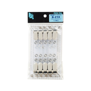 西敬 名札用パーツ プラバンドクリップ10個 FC23303-B-210-イメージ1