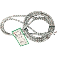 ユタカメイク 台付ロープ PE&PP混紡ロープ 9mm×3m グレー93 FC055GJ-8552737
