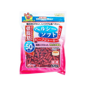 ドギーマン ヘルシーソフトビーフジャーキー カットタイプ 420g FC05777-イメージ1