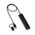 エレコム USB Type-C(TM)変換アダプター付き USBハブ(7ポート/USB 5Gbps) ブラック U3HC-T070SBK-イメージ2