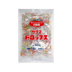 サクマ製菓 1kg袋入りドロップス FCD270M-イメージ1