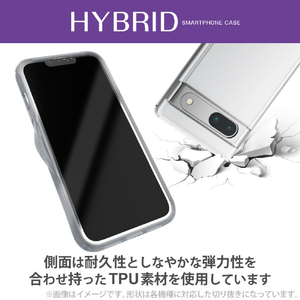 エレコム Google Pixel 7a用ハイブリッドケース クリア PM-P231HVCKCR-イメージ2