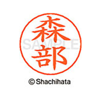 シヤチハタ ネームペン用ネーム シルバー 既製 森部 FC47682-X-GPS-1911