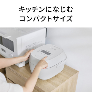 パナソニック IHジャー炊飯器 ホワイト SR-C206E-W-イメージ14