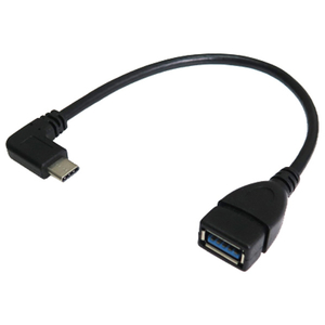 タイムリー USB Aメス - Type-CオスL字変換ケーブル(22．5cm) GMC3L-イメージ1