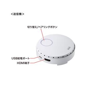 サンワサプライ ワイヤレスHDMIエクステンダー VGA-EXWHD6-イメージ3