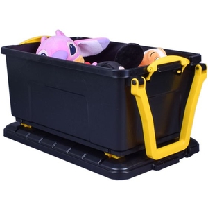ＲＵＰ 64L Really Useful Wheeled Trunk 黒/64-WHTR-STRBK FC819HU-1956108-イメージ3