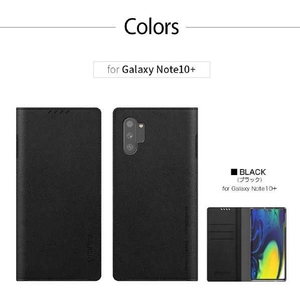 araree Galaxy Note 10+ SC-01M/SCV45用ダイアリー型ケース Mustang Diary ブラック AR18356GN10P-イメージ8