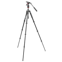Manfrotto MVKBFRT-LIVE アルミニウムT三脚ビデオ雲台キット Befree 