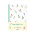 デザインフィル 日記 ドライフラワー柄×3冊 FC36693-12879006