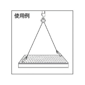 スーパーツール 覆工板フック(覆工板吊り専用) 容量:1ton FC048GL-3273318-イメージ2
