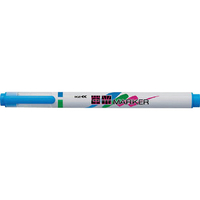 コクヨ 蛍光マーカー〈K2〉シングル ライトブルー 10本 F972607-K2PM-L1BX10