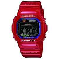 カシオ ソーラー電波腕時計 G-SHOCK G-LIDE 赤 GWX-5600C-4JF
