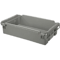 積水テクノ成型 TH型コンテナ(取っ手付) TH-22 グレー グレー22610380146 FC496GY-4053109