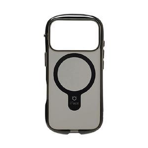Hamee iPhone 17Pro用Magsynqケース iFace Look in Clear Hybrid ブラック／フロスト 41-183568-イメージ1