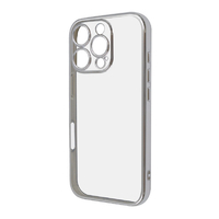 レイアウト iPhone 16 Pro用Like standard 精密設計 カメラ保護 衝撃吸収 バンパー メタリック TPUソフトケース シルバー RT-P47PFC2/SVM
