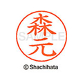 シヤチハタ ネームペン用ネーム シルバー 既製 森元 FC47684-X-GPS-1913