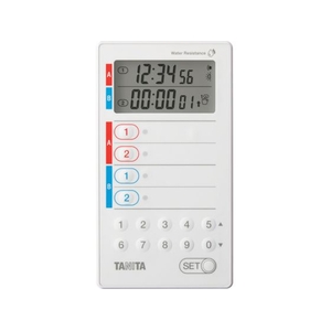 TANITA/プリセットタイマー 洗えるタイプ TD-428-WH TD-428-WH FCD453C-3471775-イメージ1