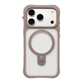 Ｈａｍｅｅ iPhone18 Pro/17 Pro用 MAGSYNQ ｽﾀﾝﾄﾞｹｰｽ IFACE LEANY モカベージュ 41-193574