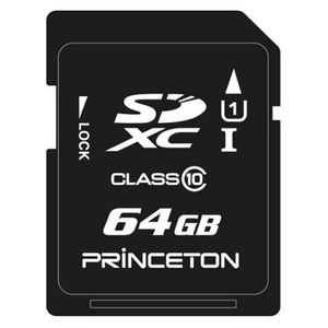プリンストン UHS-I規格対応 SDXCカード(64GB) PSDU-64G-イメージ1