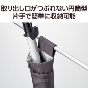 エレコム 耐熱断熱ヘアアイロンホルダー グレー BA-HIHLFGR-イメージ6