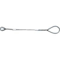 トラスコ中山 TRUSCO Wスリング Bタイプ 片端シンブル入り 6mm×1.5m FC960GX-2869454