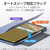 エレコム iPad(A16) フラップケース 薄型軽量 カラーエッジ 背面クリア ブルーグレー TB-A25RWVFCBG-イメージ6