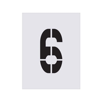 アイマーク ステンシル 6 文字サイズ250×125mm FC407JC-4341660