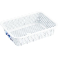 リス キッチンバスケットSホワイト FC624KP-8362507