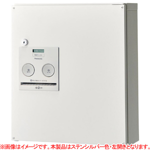 パナソニック 宅配ボックス コンパクトタイプ(左開き) COMBO ステンシルバー CTNR4040LSC-イメージ1