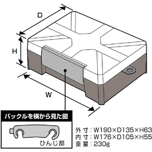 兼古製作所 タフケース アネックス タフケース ATC-RK-イメージ3
