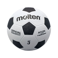 モルテン 亀甲ゴムサッカーボール 3号球 ホワイト×ブラック FC628PD-F3W