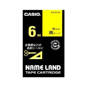 カシオ カシオネームランドテープ XR-6YW-イメージ1