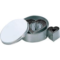 エムテートリマツ 18-8 パテ抜型 ハート 12pcsセット FCM7413-026109001