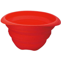 河西 シリコン折りたたみボール レッド FC372LL-4213710