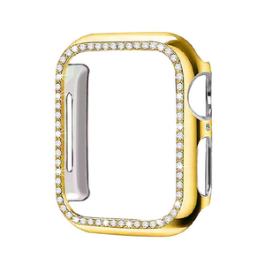 GAACAL Apple Watch Series 7-8 [41mm]用スワロフスキーフレーム ゴールド W00058G5-イメージ1