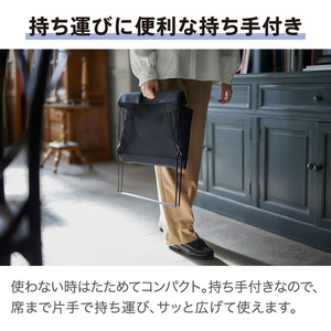 キングジム サイドバッグスタンド ボックス アイボリー FCG581Y-BGSB100-IV-イメージ5