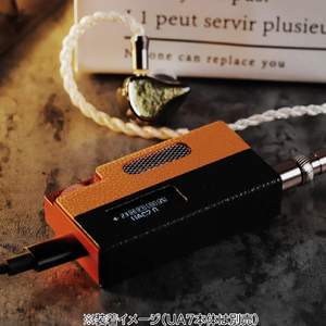 shanling UA7専用PUレザーケース ブラック・オレンジ UA7CASEOR-イメージ7
