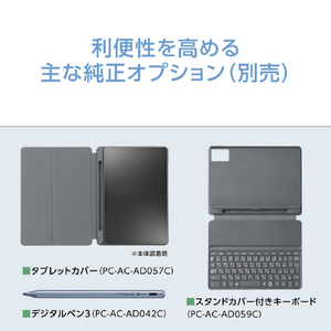 NEC 11型Androidタブレット LAVIE Tab T11 ルナグレー PC-T1155MAS-イメージ9