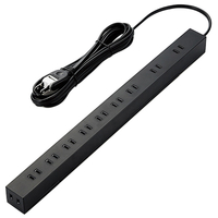 エレコム 電源タップ(10個口・3．0m) ブラック ECT-0103BK