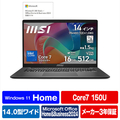 MSI ノートパソコン オリジナル Modern 14 F1M プラチナグレイ MODERN-14-F1MG-5148JP