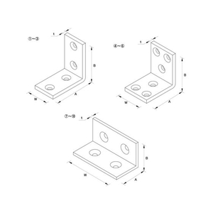 ダイドーハント アルミ 巾広金折 90 FC699ES-1142261-イメージ2