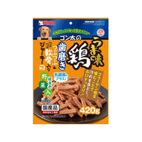 マルカン うま味鶏 歯磨き軟骨ジャーキー野菜 420g FC073PU-SGN-193