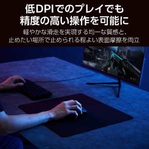 エレコム ゲーミングマウスパッド(中目クロス/バランス/ミディアム) ブラック MP-G11BK-イメージ4