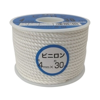 ユタカメイク ロープ ビニロンロープボビン巻 4φ×30m FC723GJ-3676854