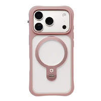 Ｈａｍｅｅ iPhone18 Pro/17 Pro用 MAGSYNQ ｽﾀﾝﾄﾞｹｰｽ IFACE LEANY ダスティピンク 41-193598